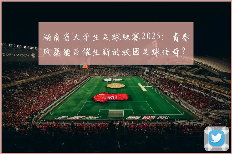湖南省大学生足球联赛2025：青春风暴能否催生新的校园足球传奇？